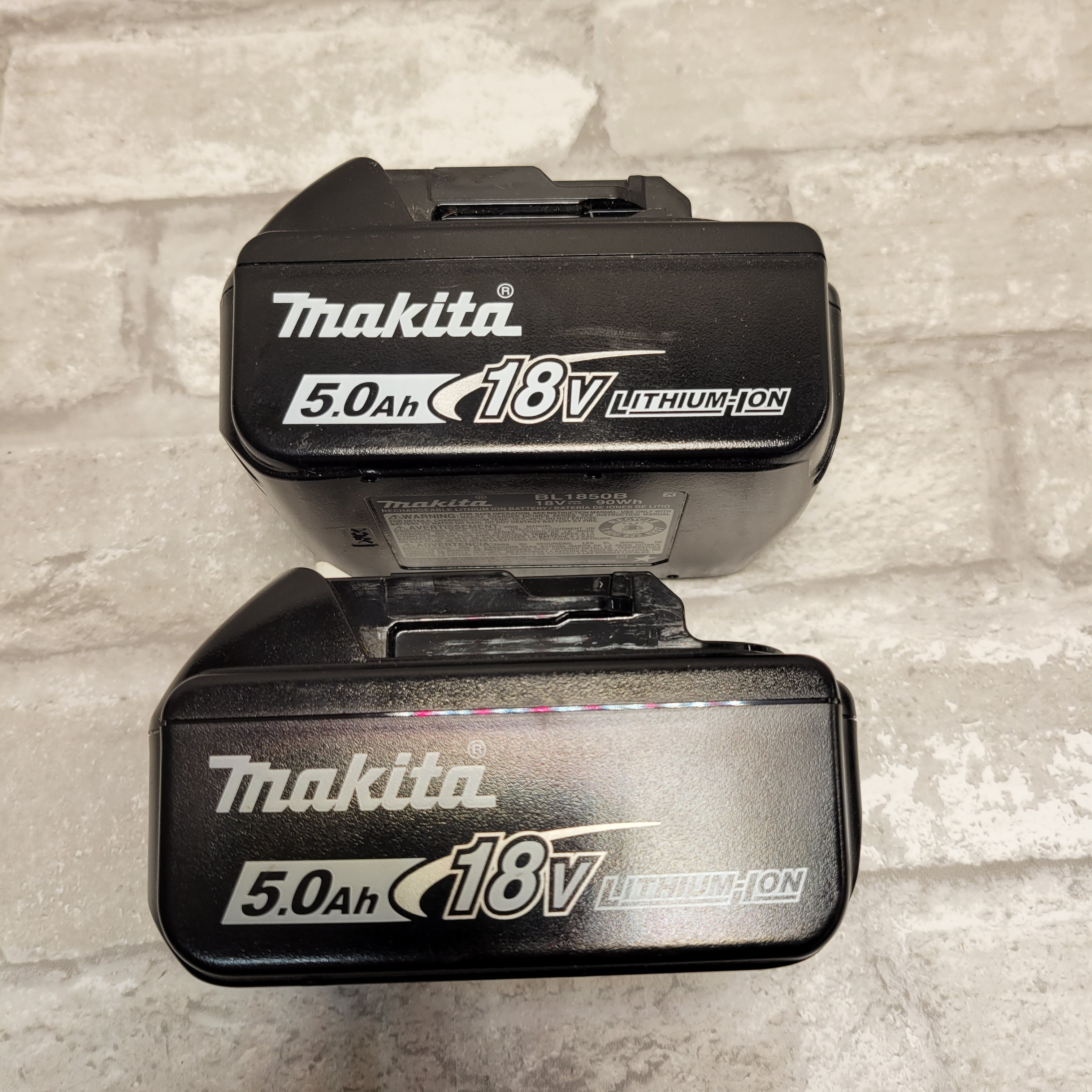 (2) Makita 18V LXT Lithium-Ion High Capacity Battery Pack 5.0Ah BL1850B (7944787296494)